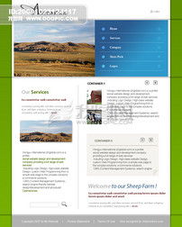 歐美公司模板圖片素材PSD下載及企業網站設計指南